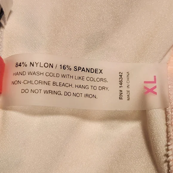 Betsey Johnson Barely There Rose Floral Print One-Piece Swimsuit Size XL Summer - Picture 7 of 7